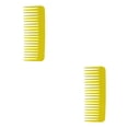 thumbnail image 2 of ZheElen Large Wide Teeth Hairbrush Professional Salon Hair Comb Anti-Static Barber Yellow 2Set, 2 of 6