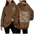 thumbnail image 2 of WEAIXIMIUNG Sweat à Capuche Imprimé Automne Hiver Grande Taille pour Femmes, 2 of 7