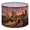 Color 4, variant on Linen Drum Lampshades Grunge rusty orange brown metal steel stone texture panorama 13"x13"x10" Light Shade for Table Lamps Floor Lamp Shades Lampshade Replacement Assembly Required