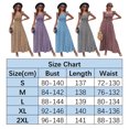 thumbnail image 2 of Women's Floral Boho Dress Casual Short Ruffle Sleeve Swing Maxi Summer Dresses, 2 of 4