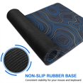 thumbnail image 6 of Blue Sea Lines&nbsp;pad Mousewaterproof,rubber+multispandexwashable Line Theme MousepadsDesk Pad for Office Home Game 31.5x15.7inches, 6 of 7