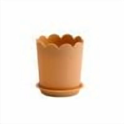 Weloille Petal Flower Pot 1x, Flower Pot with Saucer, Indoor Plant Pot for Home Garden