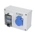 thumbnail image 2 of Outlet Box, IP54 Protection Power Socket With 230V 40A 1P+N RCD For Indoor Outdoor Places, 2 of 8