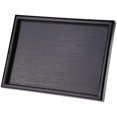 thumbnail image 2 of BEMS-1 uds. Bandeja de madera maciza negra de 30x20cm, rectangular de madera, 2 of 5