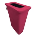 thumbnail image 3 of LA Linen Stretch Spandex Trash Can cover for Slim Jim 23-Gallon, Burgundy, 3 of 7