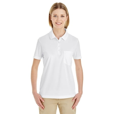 Ash City - Core 365 Ladies' Origin Performance Piqué Polo with Pocket