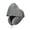 Grey, variant on Small Hooded Supportive Rest Pillow With Eye Mask And Ear Plugs