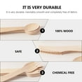 thumbnail image 3 of Dytern Birthday 12Pcs Wooden Disposable Cutlery Set Spoons Knives Forks Party Utensil Supplies, 3 of 10