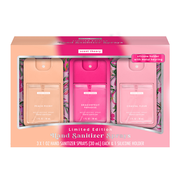 Scent Theory Limited Edition Hand Sanitizer Spray Gift Set, 3 Piece