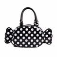 thumbnail image 2 of Women Novelty Candy Shaped Polka Dot Handbag, Glossy Faux Leather Mini Crossbody Purse With Dual Carrying Straps, Cute Unique Shoulder Bag For Party Daily Street Outfit Multiple Sweet Colors, 2 of 6