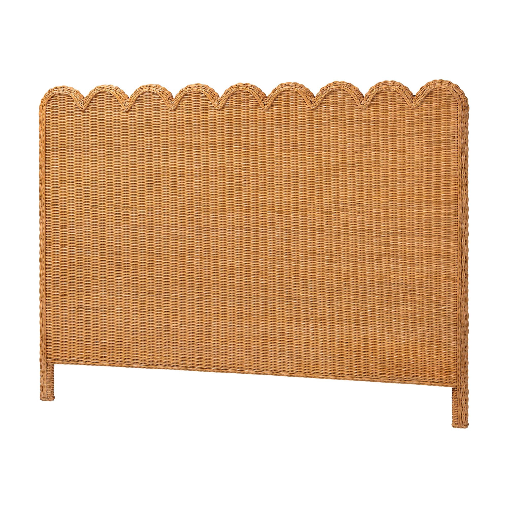 bali & pari Maritza Boho Standalone Headboard, King, Light Honey