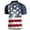 01 Navy, variant on Weiqiqre Mens T-shirt Casual Independence Day Printed Short Sleeve Turn Down Collar Buttons Side Split Blouse Tops Perfect for Vacation and Beach Resorts