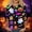 Colorful, variant on Halloween 3/4 Sleeve Shirts Ladies' Halloween Top Halloween Shirts for Women Halloween Clothing Cute Halloween Ghost Shirt Halloween Tee Fall Shirts Plus Size Tops Crew Neck T Shirts