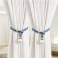 thumbnail image 6 of Bxaolu Curtain Tie Backs 4Pack, Big Pearl Curtain Straps Indoor Outdoor for Home, Office Decoration (Blue), 6 of 8