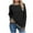 Black, variant on wdsxpo Sweatshirt for Women Oversized Crewnck Long Sleeve Pullover Trendy Color Block Ribbed Hem Sweatshirt Fall Fashion Clothes