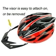 thumbnail image 6 of Adult Mens Bike Helmet Scooter Helmets for Men Women Casco Para Bicicleta Black+Red, 6 of 9