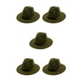 thumbnail image 3 of maskred Stylish And Portable Hats For Outdoor Enthusiasts Wide Application Trilby Hats Olive 5Set, 3 of 6