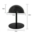 thumbnail image 3 of HJQEQVD Black Metal Freestanding Wig Holder and Hat Rack Stand with Dome Shape for Salon Cap Rack Baseball Cap Rack Wig Holder, 3 of 5