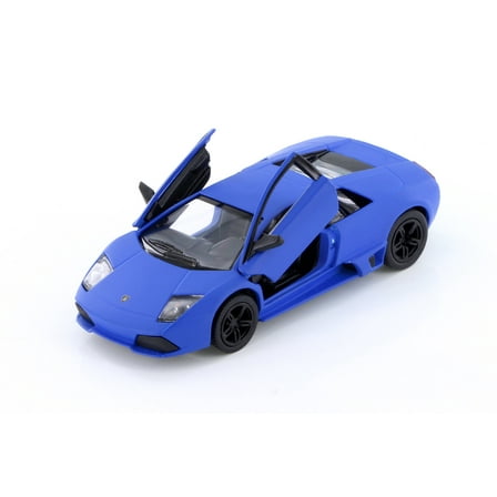 Lamborghini Murcielago LP640, Matte Blue - Kinsmart 5370/1D - 1/36 Scale Diecast Model Car