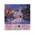 thumbnail image 3 of SUNSOUT INC - The Old Christmas Church - 1000 pc Jigsaw Puzzle by Artist: Dominic Davison - Finished Size 20" x 27" Christmas - MPN# 50041, 3 of 5