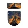 thumbnail image 2 of HELLHERO Happy Halloween Toilet Seat Covers Set 2 Pcs Set Comfortable and Practical Thanksgiving for Bathroom Home, Stretch, 2 of 8
