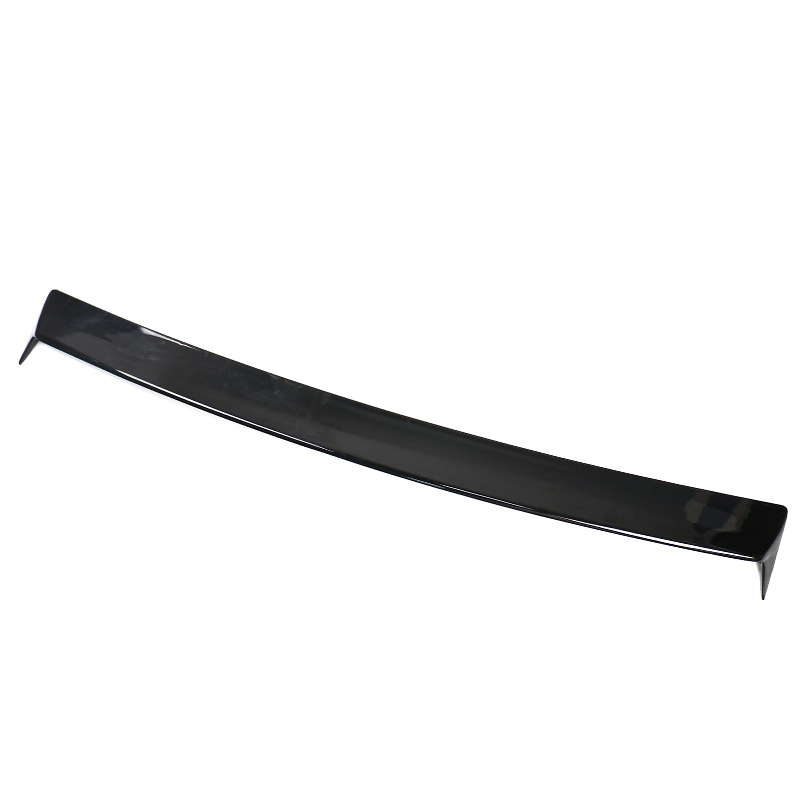 Ikon Motorsports Rear Roof Spoiler for 2020-2025 Tesla Model Y Gloss Black Shade Sun Vent Rain Deflector Blow Molding ABS