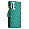 thumbnail image 4 of Wallet with [RFID Blocking] [9 Card Slots ] Zipper Pocket Galaxy A23 4G Premium Soft PU Leather Magnetic Flip Folio with Wrist Strap Kickstand Protective Cover for Samsung Galaxy A23 4G,
Green, 4 of 10