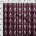 thumbnail image 2 of oneOone Viscose Jersey Fabric Stripe & Geometric Ikat Printed Fabric 1 Yard 60 Inch Wide, 2 of 5