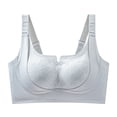 thumbnail image 2 of OIOLOYJM Push Up Bras for Women Seamless Elegant Soft Comfort Lifting Anti-Sagging Bras for Sagging Breasts Silver XL, 2 of 3