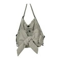 thumbnail image 4 of Mochila tipo monedero para mujer, mochila universitaria, bolso cruzado informal de gran capacidad Gris, 4 of 8