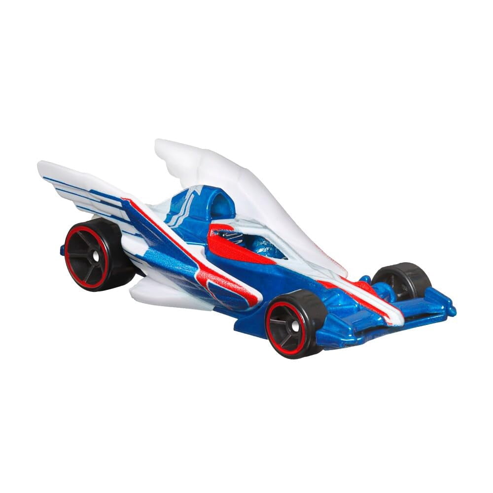 Hot Wheels Disney 100 Marvel Character Cars, Captain America and Captain Marvel, 2-Pack Collectible Die-Cast Vehicles