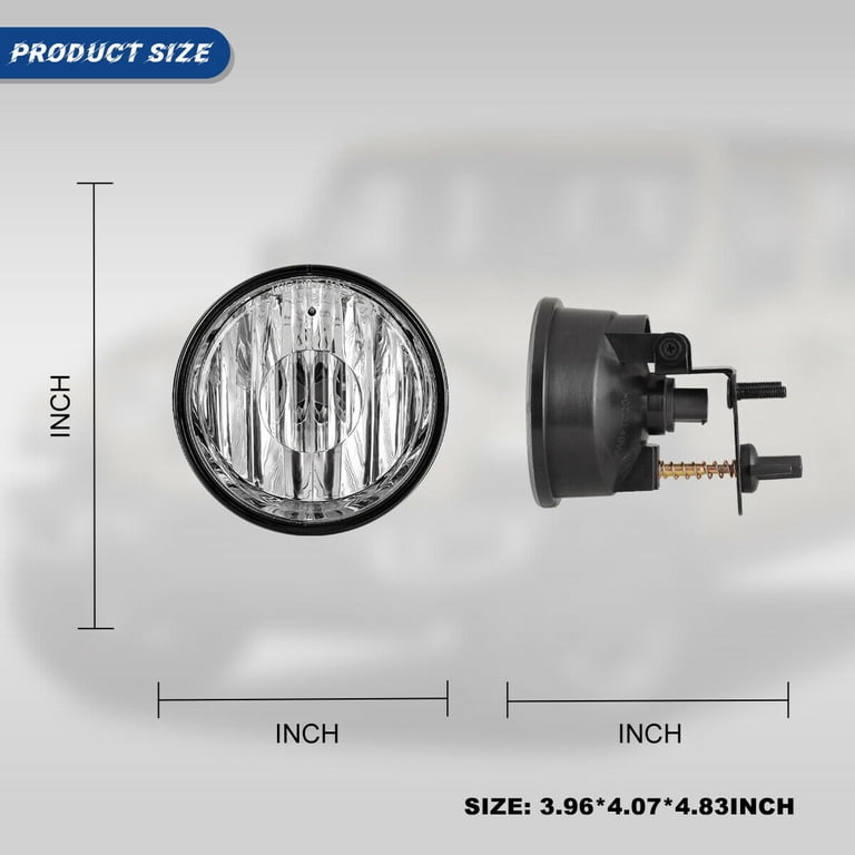 Fog Lights for 04-06 Chevy Suburban 1500/ 00-06 Tahoe Z71 Clear