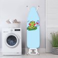 thumbnail image 4 of HELLHERO Elastic Edge Ironing Board Dustproof Cover 3 Fasteners Non-Slip 15x54 Inch Durable Frog Balloon, 4 of 6