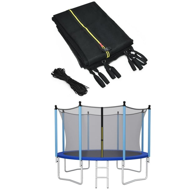 Costway Red de seguridad de repuesto para trampolín de 420 cm, resistente a la intemperie