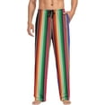 thumbnail image 3 of GZHJMY Mexican Serape Pajama Pants for Men, Lounge Pants Lightweight Men Pajama Bottoms with Drawstring Pockets, Christmas New Year Birthday Gifts, XX-Large, 3 of 6