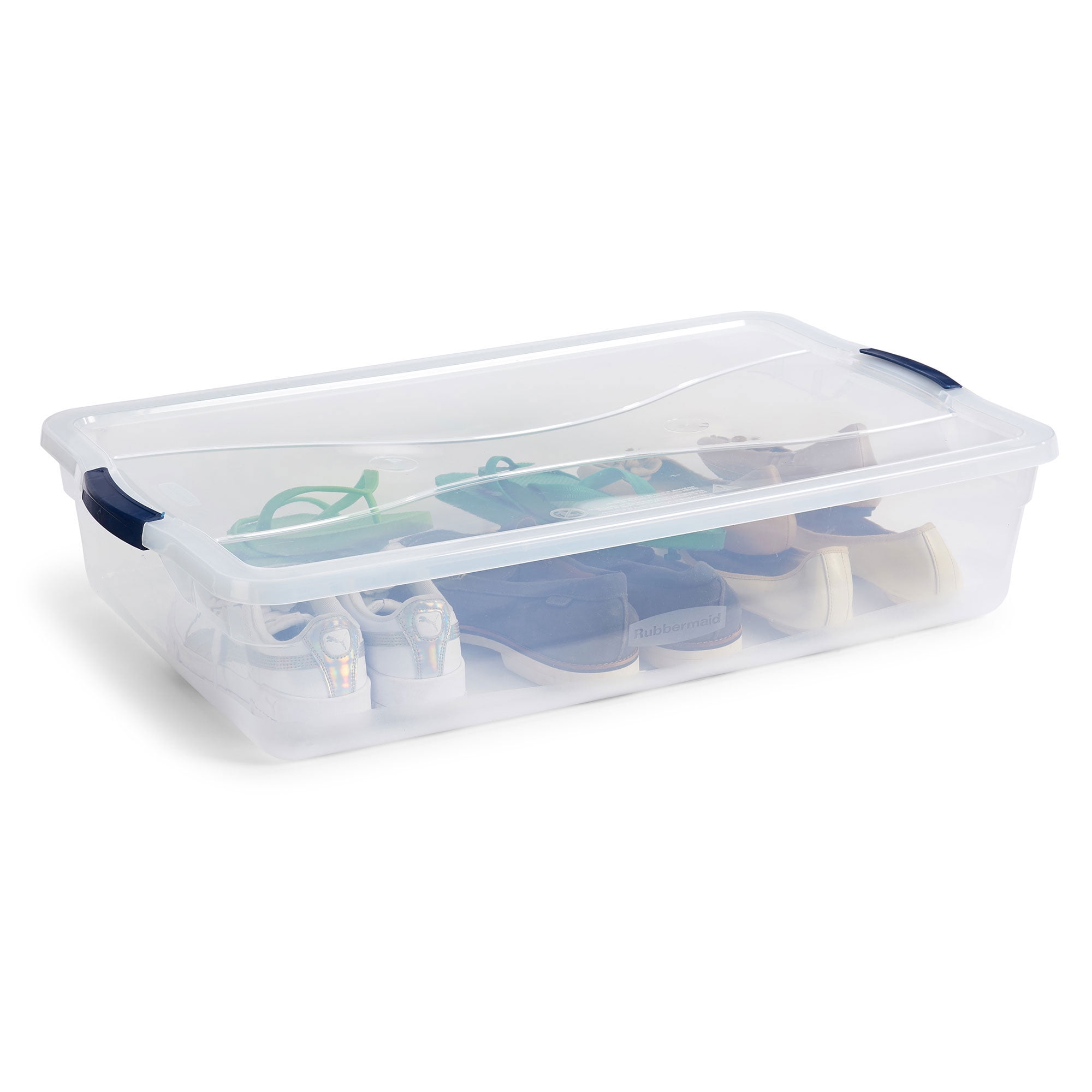 Rubbermaid Home RMCC410001 Clever Store Storage Container, Plastic