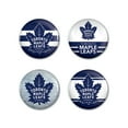 thumbnail image 1 of Lot de 4 boutons Toronto Maple Leafs 1 1/4" rond, 1 of 1
