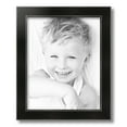 thumbnail image 2 of ArtToFrames 12" x 15" Honors Black with Silver Picture Frame, 12x15 inch Black Wood Poster Frame (WOM-5157),  Pack, 2 of 7
