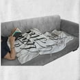 thumbnail image 6 of Saying Soft Flannel Fleece Throw Blanket, Grateful Heart Sees Many Appreciation and Wisdom Illustration, Cozy Plush for Indoor and Outdoor Use, 50" x 60", Charcoal Grey Dark Coral, by Ambesonne, 6 of 6