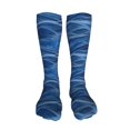 thumbnail image 5 of Kdxio Sparkling With Blue Funny Silky Novelty Funky Long Knee High Socks Soft 3D Print Cosplay Crazy Stockings for Men Women, 5 of 8
