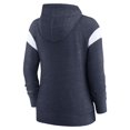 thumbnail image 3 of Women's Nike College Navy/White Seattle Seahawks Monaco Lightweight Full-Zip Hoodie, 3 of 3