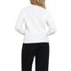 thumbnail image 3 of Suéter de punto trenzado INSPIRE CHIC para mujer, cuello redondo, de manga larga, suéteres cortos de punto, color blanco, 3 of 6