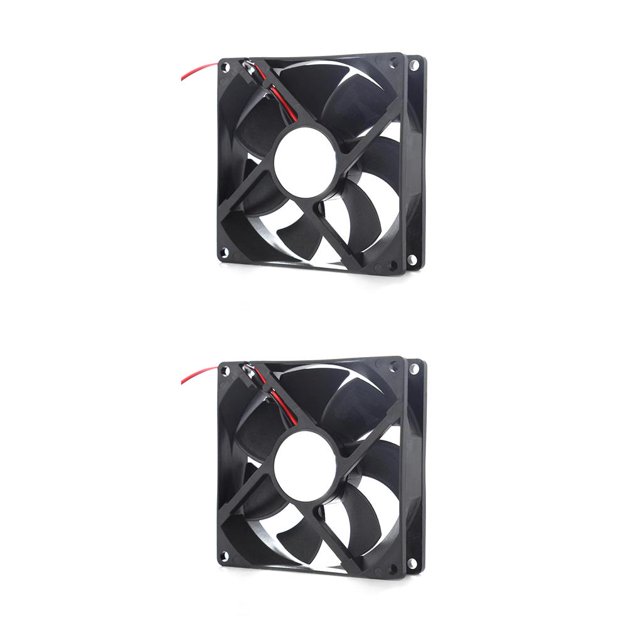 sweethay Ventilador de refrigeración para carcasa de ordenador, repuesto de enfriador de PC de bajo ruido, humidificador eléctrico Rodamiento de rodillos 2piezas