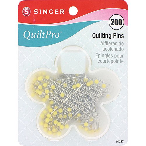 Singer Quiltpro Quilting Pins, 200/Pkg