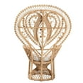 thumbnail image 4 of Baxton Studio Fedra Modern Bohemian Natural Brown Rattan Peacock Accent Chair, 4 of 10