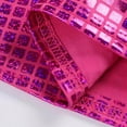 thumbnail image 5 of ZQUUVOU Girls Shiny Metallic Bodycon Long Skirts Party Rave Dance Mermaid Skirt Laser Sequin Performance Outfits Hot Pink, 5 of 6