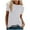 White-10, variant on Mittory Womens Ringer Tee Crew Neck Color Block Casual Summer Short Sleeve T Shirt