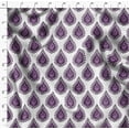 thumbnail image 4 of Soimoi Purple Rayon Fabric Floral Block Print Fabric by Yard 42 Inch Wide, 4 of 5