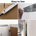 thumbnail image 4 of 2 pares de perchas francesas WOPPLXY de aluminio, 44 cm, 40 kg, 4 of 7