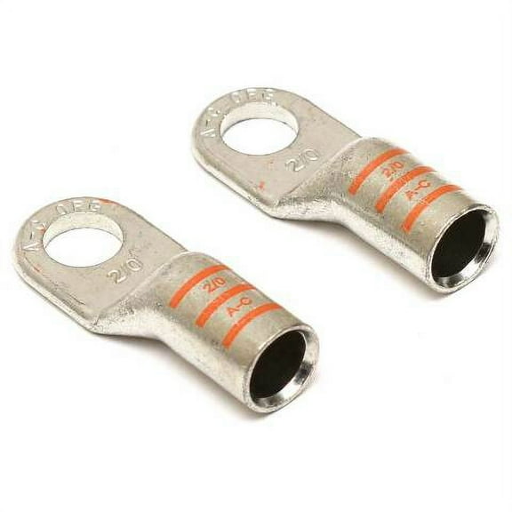 Sea Ray Boat Battery Lug Connectors 2110877 | Sundancer 2/0 AWG 1/2 Inch (Pair)